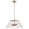 Nuvo Dover 3-Light Large Pendant Vintage Brass with Clear Glass 60/7416 - alternate 3